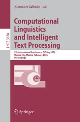 Gelbukh | Computational Linguistics and Intelligent Text Processing | E-Book | sack.de
