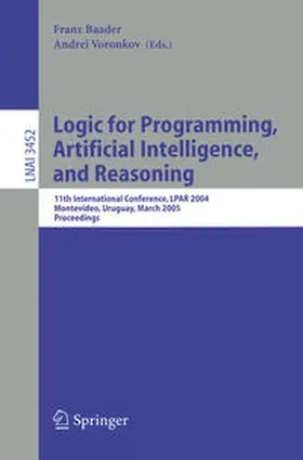 Baader / Voronkov | Logic for Programming, Artificial Intelligence, and Reasoning | E-Book | sack.de