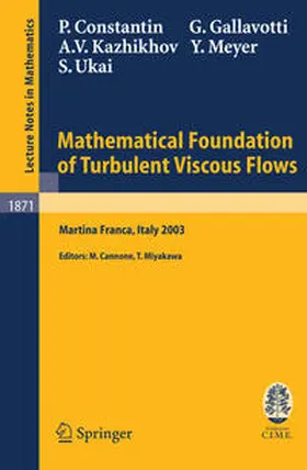 Constantin / Cannone / Gallavotti |  Mathematical Foundation of Turbulent Viscous Flows | eBook | Sack Fachmedien