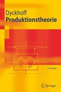 Dyckhoff |  Produktionstheorie | Buch |  Sack Fachmedien
