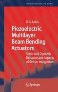 Ballas |  Piezoelectric Multilayer Beam Bending Actuators | eBook | Sack Fachmedien