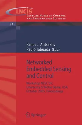 Tabuada / Antsaklis |  Networked Embedded Sensing and Control | Buch |  Sack Fachmedien