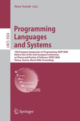 Sestoft | Programming Languages and Systems | Buch | 978-3-540-33095-0 | sack.de