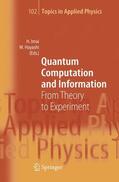 Imai / Hayashi |  Quantum Computation and Information | Buch |  Sack Fachmedien
