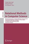 MacCaull / Winter / Düntsch |  Relational Methods in Computer Science | Buch |  Sack Fachmedien