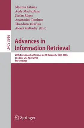 Lalmas / MacFarlane / Rüger | Advances in Information Retrieval | E-Book | www.sack.de