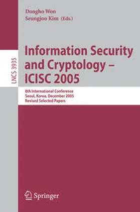 Won / Kim | Information Security and Cryptology - ICISC 2005 | E-Book | sack.de