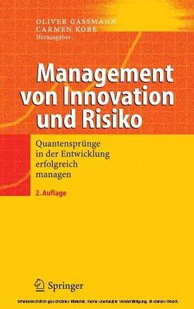 Gassmann / Kobe | Management von Innovation und Risiko | E-Book | www.sack.de