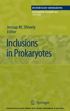 Shively | Inclusions in Prokaryotes | E-Book | www.sack.de
