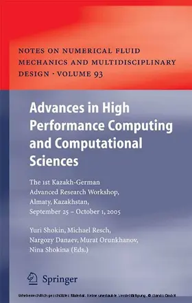 Shokin / Danaev / Resch |  Advances in High Performance Computing and Computational Sciences | eBook | Sack Fachmedien