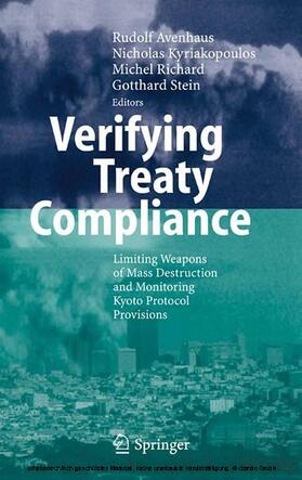 Avenhaus / Kyriakopoulos / Richard | Verifying Treaty Compliance | E-Book | sack.de