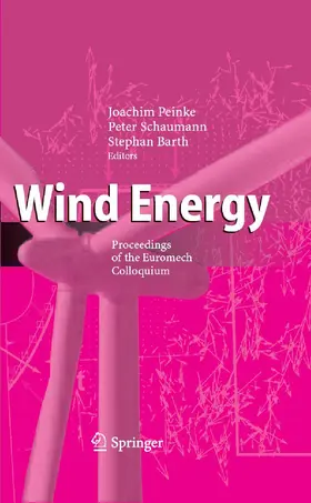 Peinke / Schaumann / Barth |  Wind Energy | eBook | Sack Fachmedien