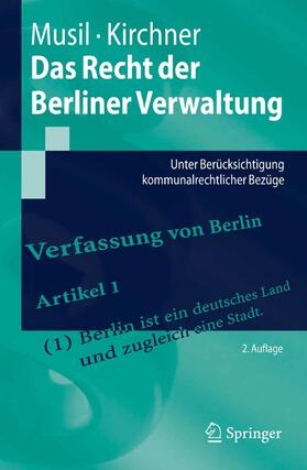 Musil / Kirchner | Das Recht der Berliner Verwaltung | E-Book | sack.de