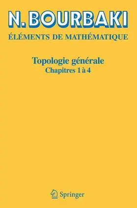 Bourbaki |  Topologie générale | Buch |  Sack Fachmedien