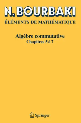 Bourbaki | Algèbre commutative | E-Book | sack.de