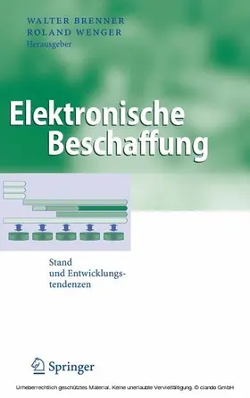 Brenner / Wenger | Elektronische Beschaffung | E-Book | sack.de