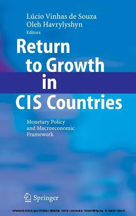 Vinhas de Souza / Havrylyshyn |  Return to Growth in CIS Countries | eBook | Sack Fachmedien