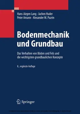 Lang / Huder / Amann |  Bodenmechanik und Grundbau | eBook | Sack Fachmedien