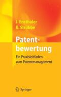 Ensthaler / Strübbe |  Patentbewertung | eBook | Sack Fachmedien
