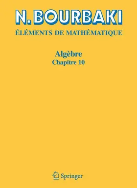 Bourbaki |  Algèbre -10 | Buch |  Sack Fachmedien