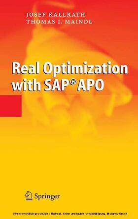 Kallrath / Maindl | Real Optimization with SAP® APO | E-Book | sack.de
