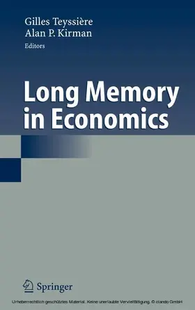Teyssière / Kirman | Long Memory in Economics | E-Book | sack.de
