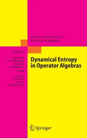 Neshveyev / Størmer |  Dynamical Entropy in Operator Algebras | eBook | Sack Fachmedien