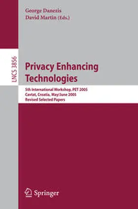 Danezis / Martin | Privacy Enhancing Technologies | E-Book | sack.de