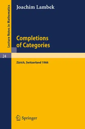 Lambek | Completions of Categories | E-Book | sack.de