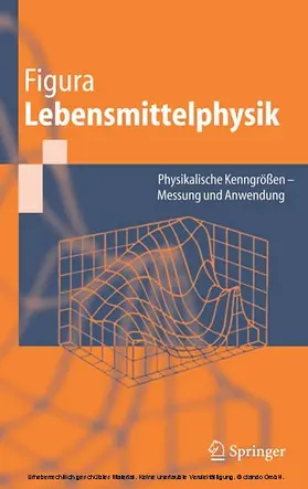 Figura | Lebensmittelphysik | E-Book | www.sack.de