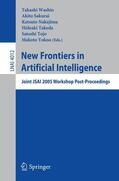 Washio / Sakurai / Nakajima |  New Frontiers in Artificial Intelligence | Buch |  Sack Fachmedien