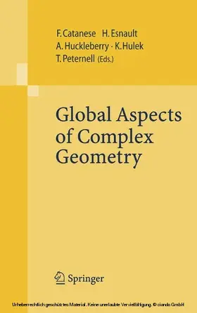 Catanese / Esnault / Huckleberry |  Global Aspects of Complex Geometry | eBook | Sack Fachmedien