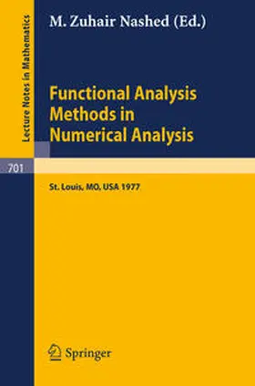 Nashed | Functional Analysis Methods in Numerical Analysis | E-Book | sack.de