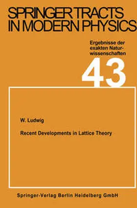 Ludwig |  Recent Developments in Lattice Theory | eBook | Sack Fachmedien