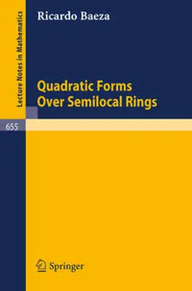 Baeza | Quadratic Forms Over Semilocal Rings | E-Book | www.sack.de