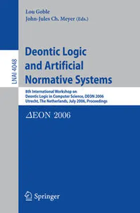 Goble / Meyer | Deontic Logic and Artificial Normative Systems | E-Book | sack.de