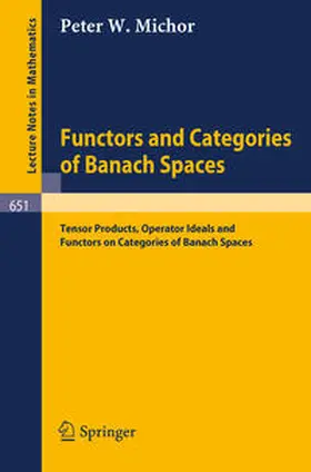 Michor | Functors and Categories of Banach Spaces | E-Book | www.sack.de