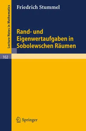 Stummel | Rand- und Eigenwertaufgaben in Sobolewschen Räumen | E-Book | sack.de