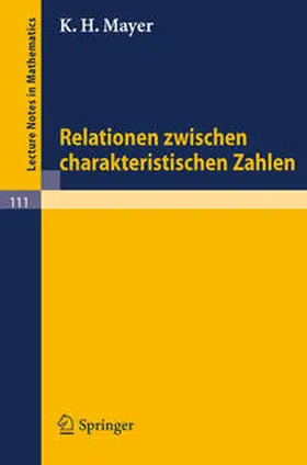Mayer | Relationen zwischen charakteristischen Zahlen | E-Book | sack.de