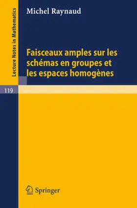 Raynaud | Faisceaux amples sur les schemas en groupes et les espaces homogenes | E-Book | sack.de