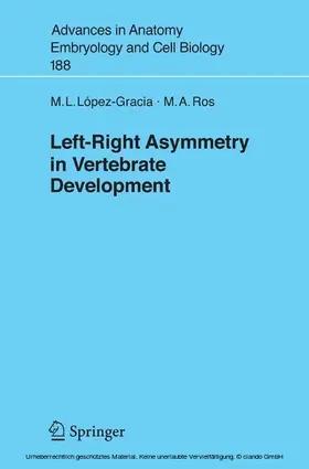 López-Gracia / Ros | Left-Right Asymmetry in Vertebrate Development | E-Book | sack.de