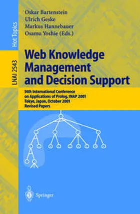 Bartenstein / Geske / Hannebauer | Web Knowledge Management and Decision Support | E-Book | sack.de