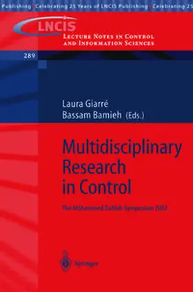 Giarré / Bamieh | Multidisciplinary Research in Control | E-Book | sack.de