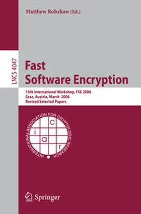 Robshaw | Fast Software Encryption | E-Book | www.sack.de