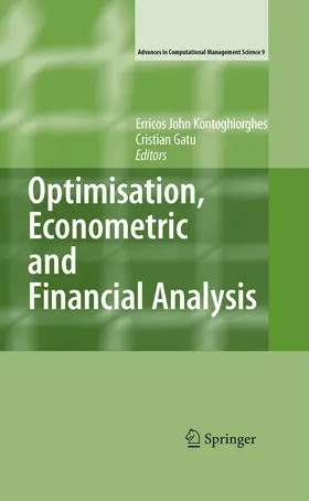 Kontoghiorghes / Gatu |  Optimisation, Econometric and Financial Analysis | eBook | Sack Fachmedien