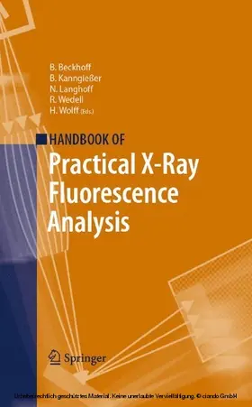 Beckhoff / Kanngießer / Langhoff | Handbook of Practical X-Ray Fluorescence Analysis | E-Book | sack.de