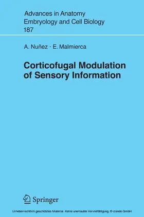 Nuñez / Malmierca | Corticofugal Modulation of Sensory Information | E-Book | sack.de