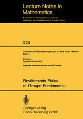 Grothendieck |  Revêtements Étales et Groupe Fondamental | eBook | Sack Fachmedien
