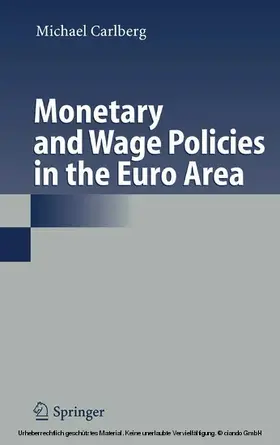 Carlberg | Monetary and Wage Policies in the Euro Area | E-Book | www.sack.de