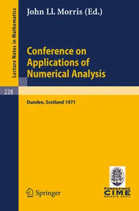 Morris | Conference on Applications of Numerical Analysis | E-Book | www.sack.de